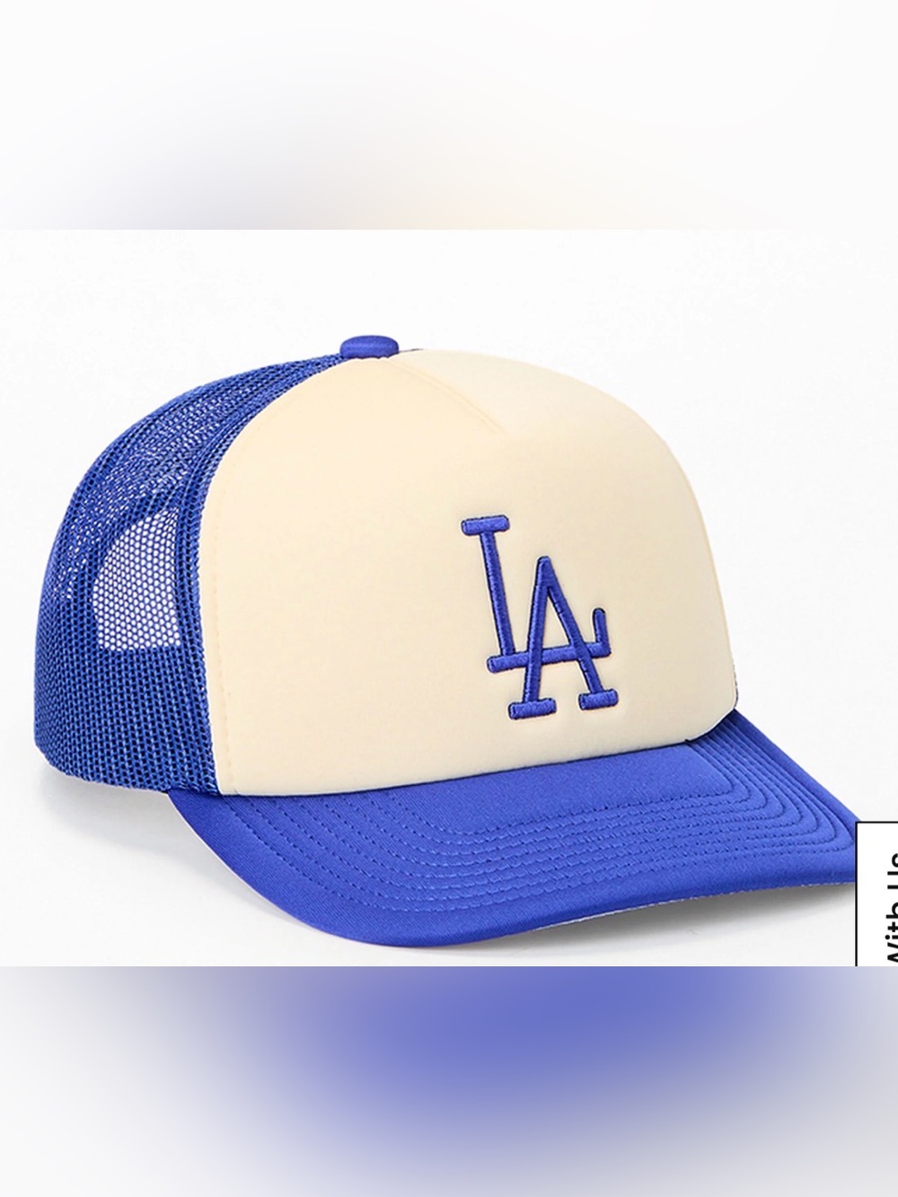 PacSun Mitchell & Ness LA Dodgers Vintage Block‎ Trucker Hat